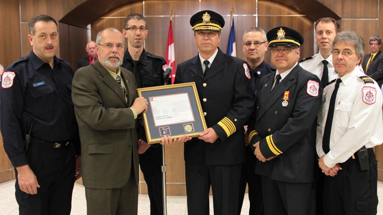 Ville Saint-Georges souligne le travail de ses pompiers à Lac-Mégantic