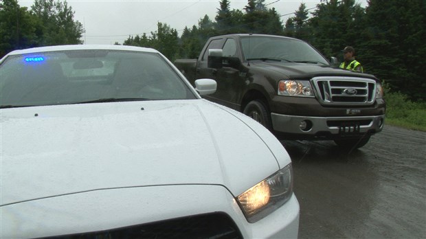La SQ est fin prête pour l’achalandage du week-end à Woodstock en Beauce