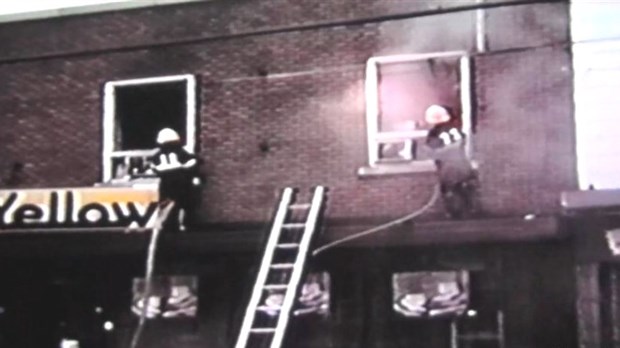 Normand DeLessard présente l'incendie chez Yellow Chaussures en 1986