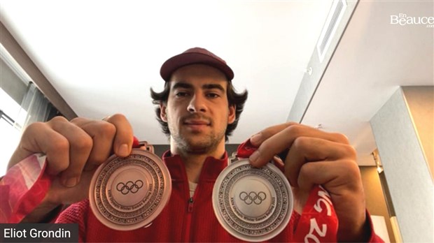 Une entrevue vidéo avec le nouveau médaillé olympique, Éliot Grondin
