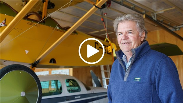 Paul Poulin a construit de ses mains un avion de 1929