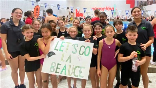 Bon début de saison pour le Club de natation régional de Beauce