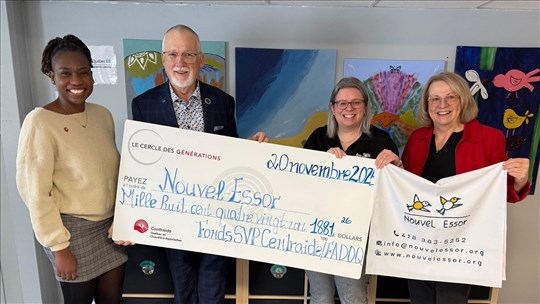 Un soutien financier à Nouvel Essor des Etchemins