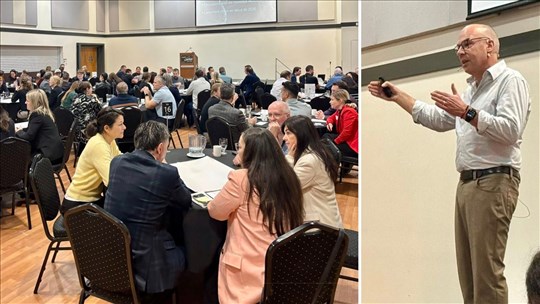  Plus de 100 personnes venues entendre l’entrepreneur Marc Dutil