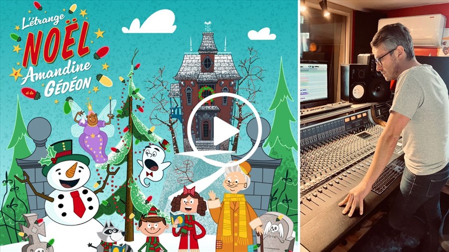 Hubert Maheux derrière les aventures d’Amandine et de Gédéon