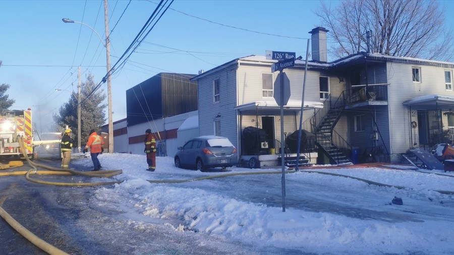 Incendie dans un immeuble à logements