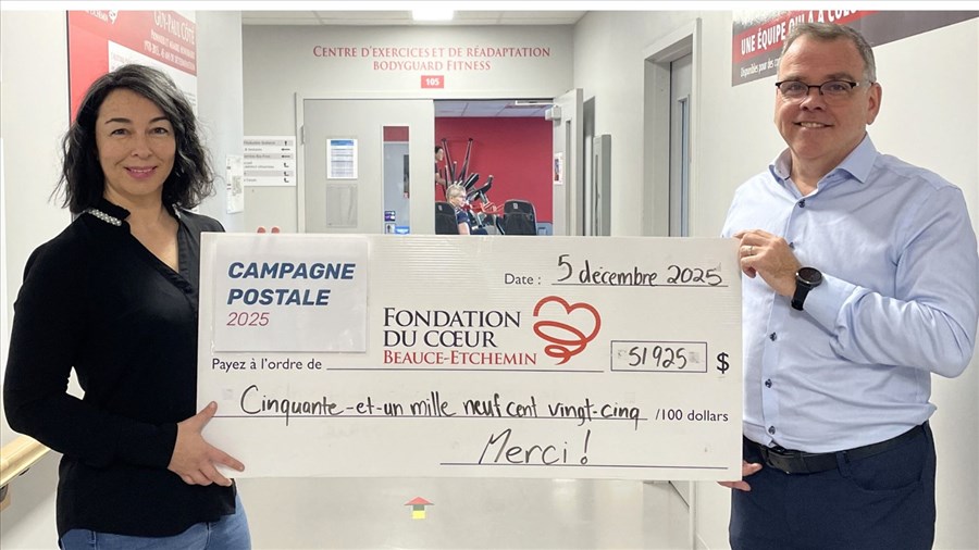 Un total de 51 925 $ amassés pour la santé en Beauce