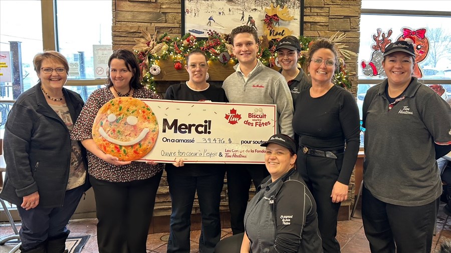 La campagne des biscuits sourire a rapporté 39 476$ à Saint-Georges