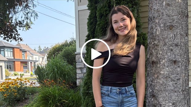 Entre école et soccer : Abygaelle Veilleux vit sa passion à 14 ans