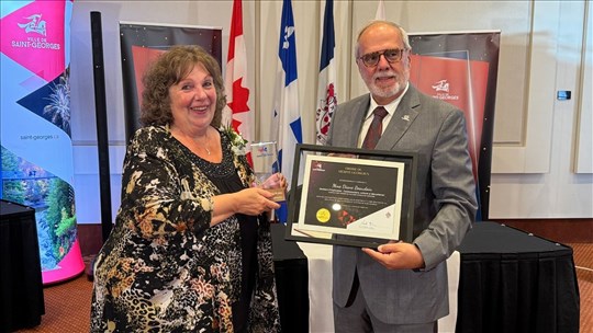 Ordre du Mérite georgien: portrait de Diane Beaudoin