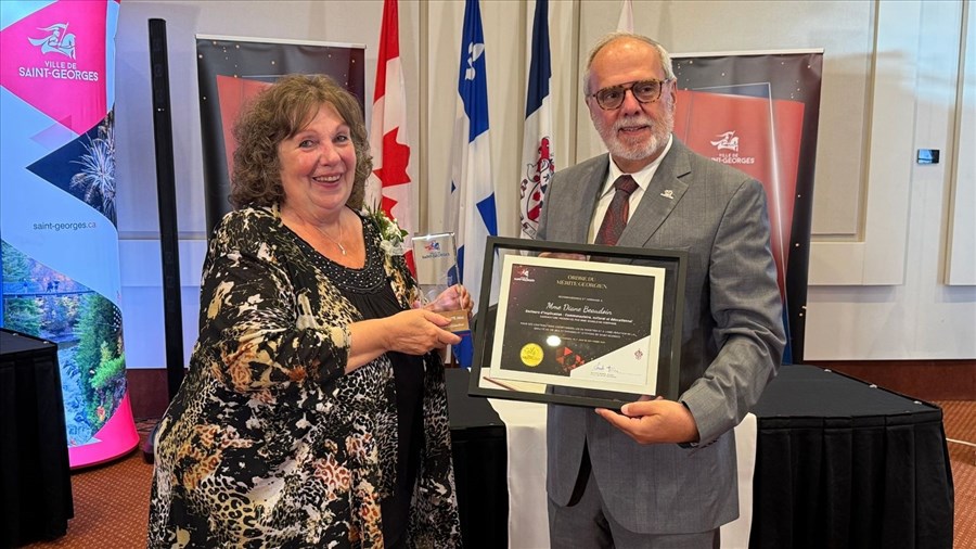 Ordre du Mérite georgien: portrait de Diane Beaudoin
