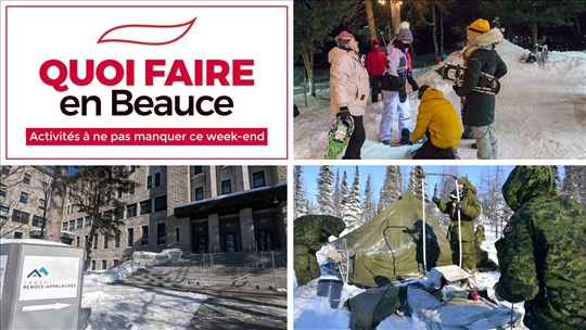Quoi faire en Beauce du 23 au 25 janvier?