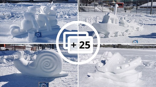 Retour en images sur le concours de sculptures sur neige