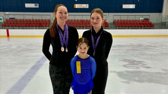 Trois patineuses du CPA Axel honorées à l’Invitation Thetford
