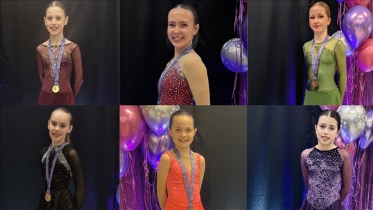 Six athlètes du Club de patinage artistique de Beauceville médaillés