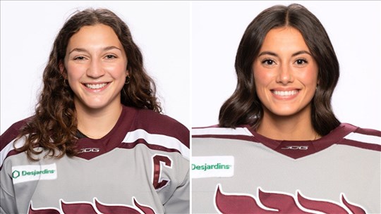 Deux hockeyeuses de la Beauce primées dans le réseau universitaire