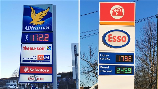 Prix de l’essence: sept sous du litre d'écart entre Beauceville et Saint-Georges