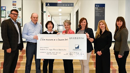 Un legs de 60 000 $ à la Fondation du Cégep Beauce-Appalaches