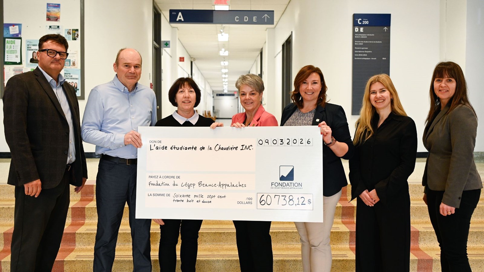 Un legs de 60 000 $ à la Fondation du Cégep Beauce-Appalaches