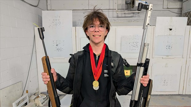 Hugo Pelletier remporte les honneurs au Championnat junior de tir 