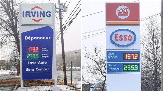 Prix de l’essence: des écarts importants dans la région