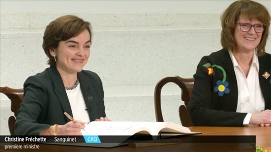 Christine Fréchette est officiellement la première ministre du Québec