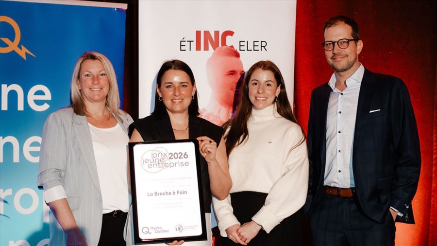 Le prix «Jeune entreprise 2026» à La Broche à Foin