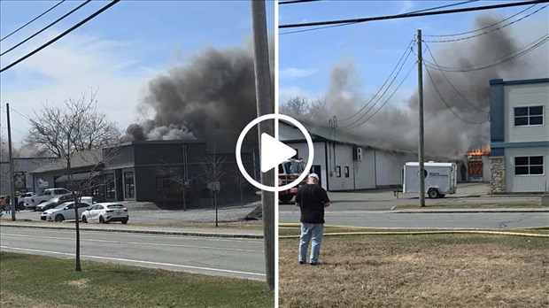 Un incendie en cours à Sainte-Marie