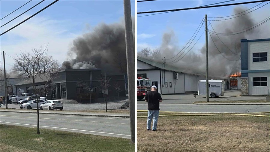 Un incendie détruit une partie de l’entreprise S.S. Propane à Sainte-Marie
