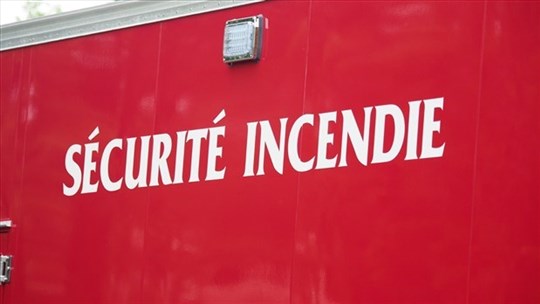 Feu dans un immeuble à logements