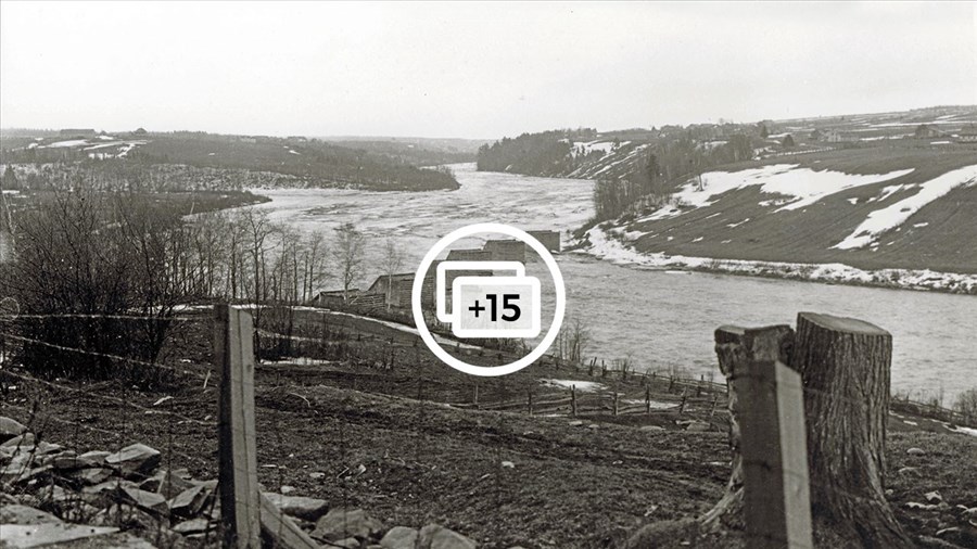 Les estacades de Jersey-Mills au siècle dernier