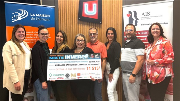 Le 4e Tournoi de Dek Hockey Mixte Inversé rapporte 11 515$ à deux organismes