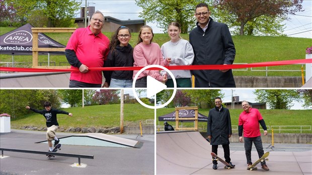 Les jeunes de Saint-Benoit-Labre profitent désormais de leur nouveau skatepark