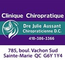 Clinique Dre Julie Aussant Chiropraticienne