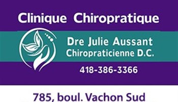 Clinique Dre Julie Aussant Chiropraticienne